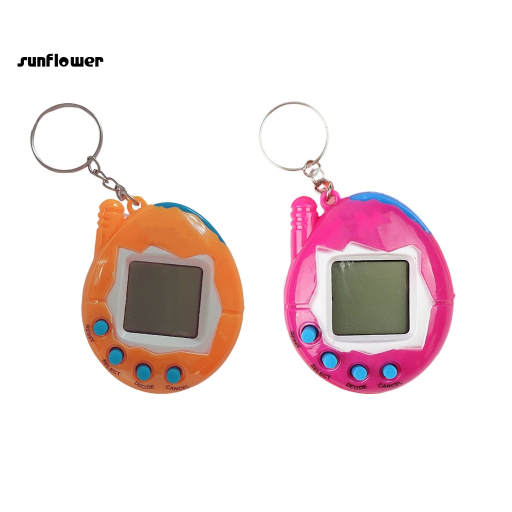 SU Pocket Game Console Handheld Virtual Pet Feeding Press to Play with