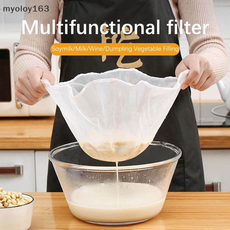 Myoloy Pc Soy Milk Filter Net Bag Nylon Liquid Filter Net Bag Milk Coffee Filter Net Bag