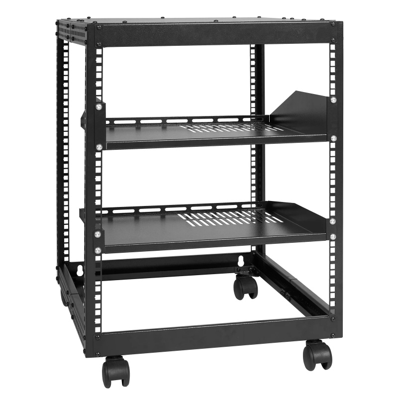 VEVOR Open Frame Server Rack 12U/15U/ 20U Floor Standing or Wall ...