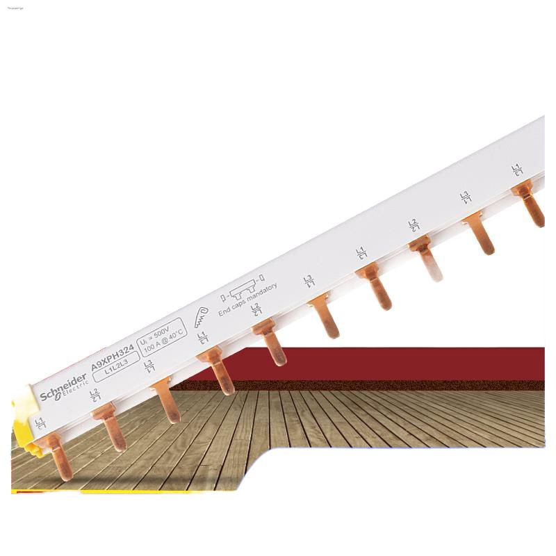 Schneider busbar wiring row 24-bit air switch circuit breaker 3P24 loop ...
