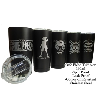 One Piece Water Bottle Luffy Gear 5 White 600ml 20oz 