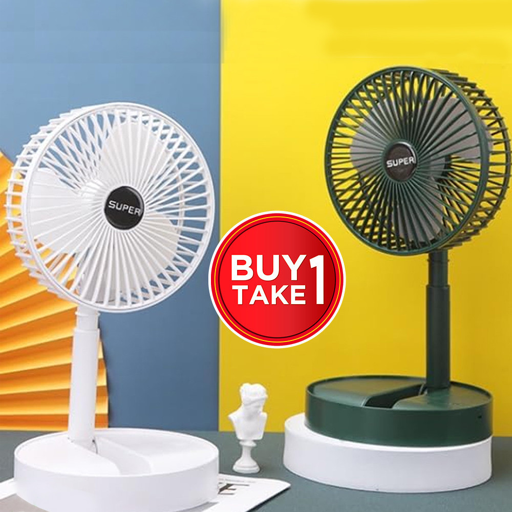 Mimi BUY 1 TAKE 1 Portable Table Desk Fan 3 Speed Adjustment (Plug Type ...