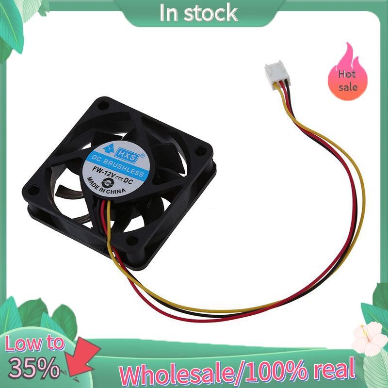 60mm x 60mm x 15mm 3 Pins Cooling Fan w Metal Finger Guards | Shopee ...