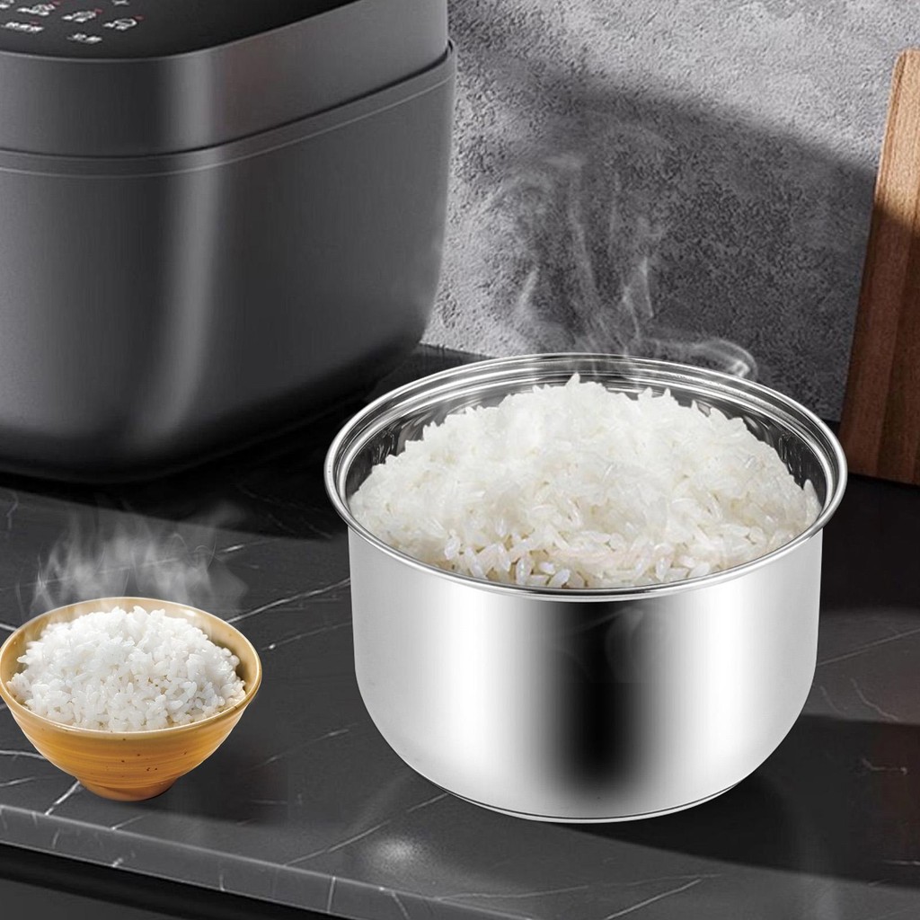 Stainless Steel Rice Cooker Inner Bowl Electric Cooker Liner Sturdy ...