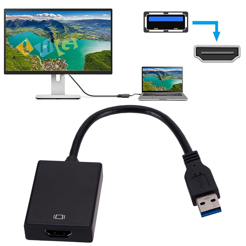 [LHG] USB 3.0 To HDMI Audio Video Adaptor Converter Cable For Windows 7 ...