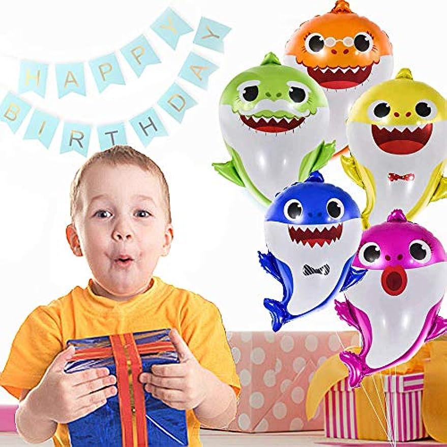 Decorazioni Baby Shark Party - Maschere E Accessori Per Feste - Foto 6