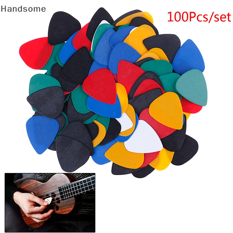 Handsome- 100PCS Acoustic Bulk Celluloid Electric Colored Smooth Guitar ...