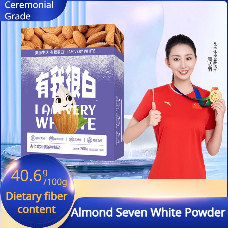 Almond Seven White Drink Dietary Fiber Powder Meal Substitute Powder