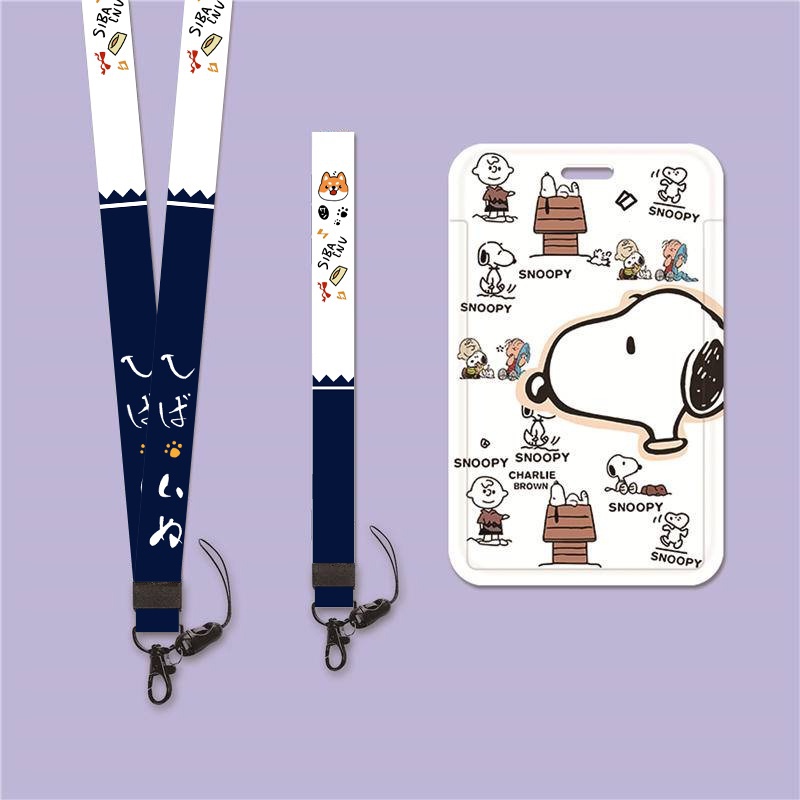 Cartoon Creative Long Short Rope Woven Rope Hanging Rope Student Card ...