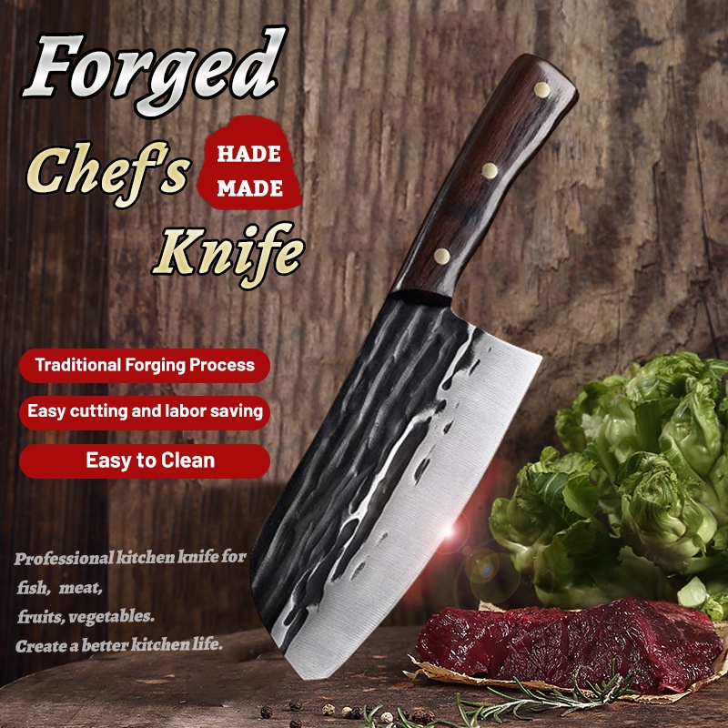 Professional Boning Knife Forged Hunting Knife Cleaver for Meat Vegetables  Chef Knife Kitchen Knives Accessories 