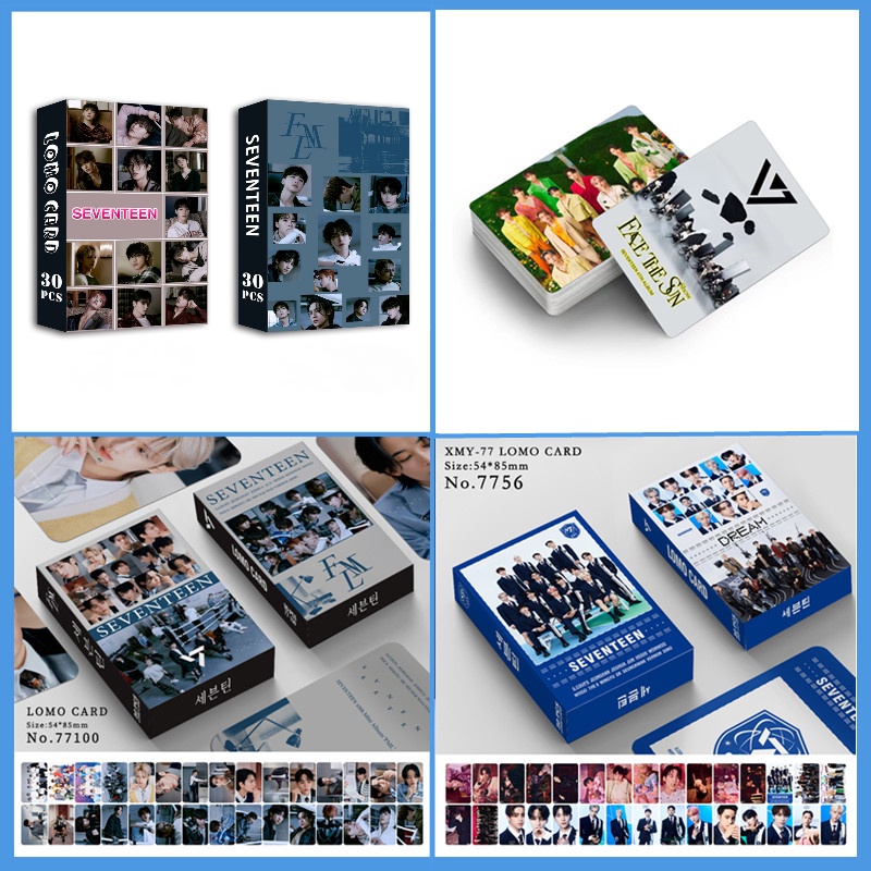 SEVENTEEN FML Album Photocards SECTOR 17 FACE THE SUN DARLING Lomo ...