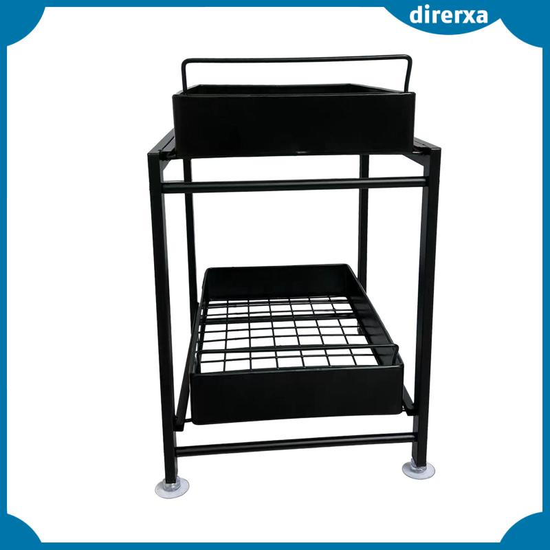 [Direrxa] under Sink Organizers and Storage Sliding Basket Kitchen Organizers