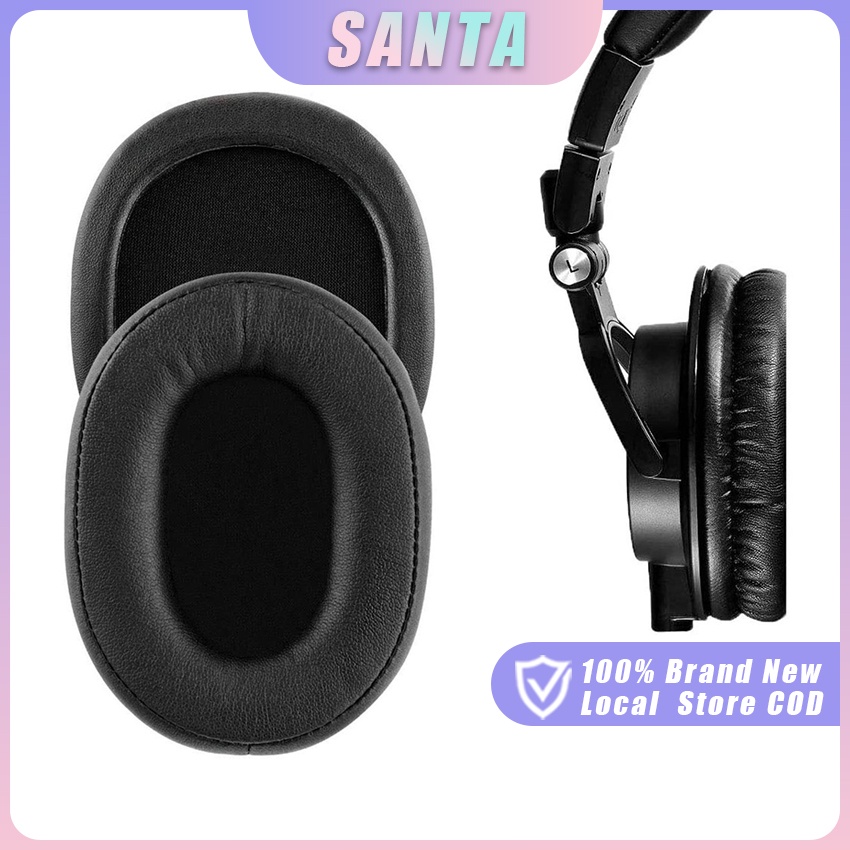 Replacement Ear Pads Leather Foam Ear Pads Cushion Cover for ATHMSR7