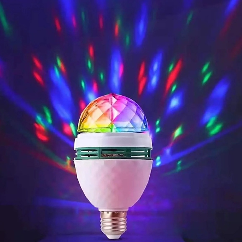 Mimi LED Auto Rotating Stage Light Bulb DJ Disco Crystal Light Party ...