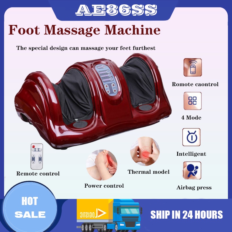 【hot Sale】 Wedo Electric Heating Foot Massage Body Leg Massager Shiatsu Kneading Roller Vibrator 7621