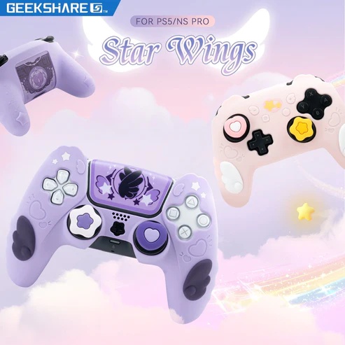 Geekshare Star Wings Theme Controller Skin for PS5/NS Pro Controller ...