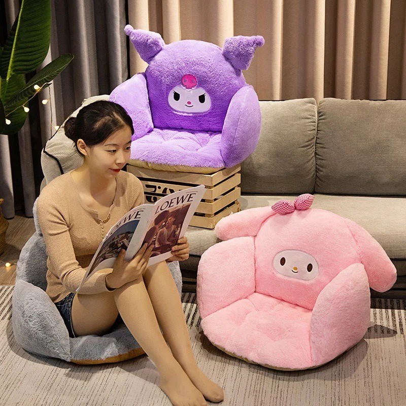 Sanrio Kuromi Cinnamoroll My Melody Pochacco Plush Bench Cushion Kawaii