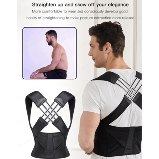 Dropship Back Posture Corrector Belt Adjustable Clavicle Spine Back  Shoulder Lumbar Men Women Posture Correction to Sell Online at a Lower  Price