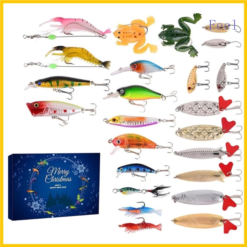 Best Creative 2025 Countdown Large Fishing Tackle Box Advent Calendar