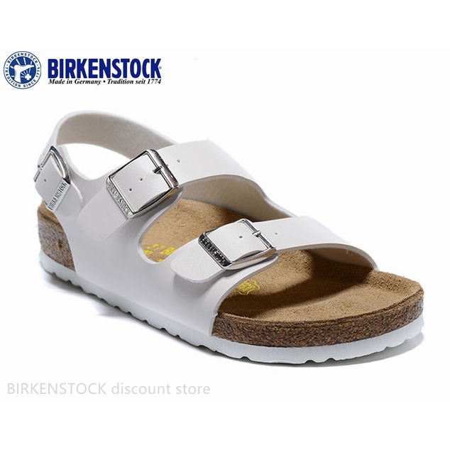 Birkenstock Milano Men's/Female Classic Cork White Matte Sandals