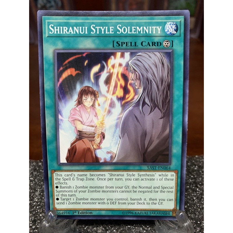 Shiranui Style Solemnity [1st Edition] SAST-EN064 Precios | YuGiOh Savage Strike | Tarjetas De YuGiOh