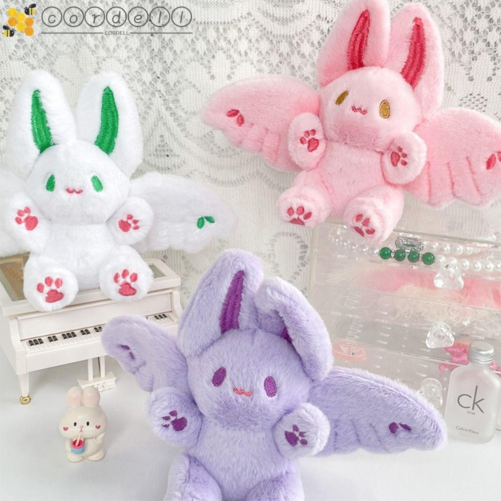 CORDELL Bat Rabbit Plush Keychain, PP Cotton Bat Rabbit Bat Plush Doll ...