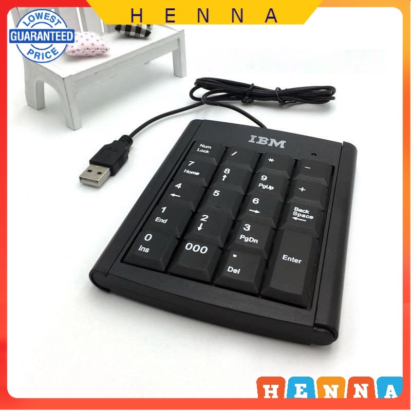 【HENNA】 IBM Universal Mini USB Numeric Keypad Number Keyboard for ...