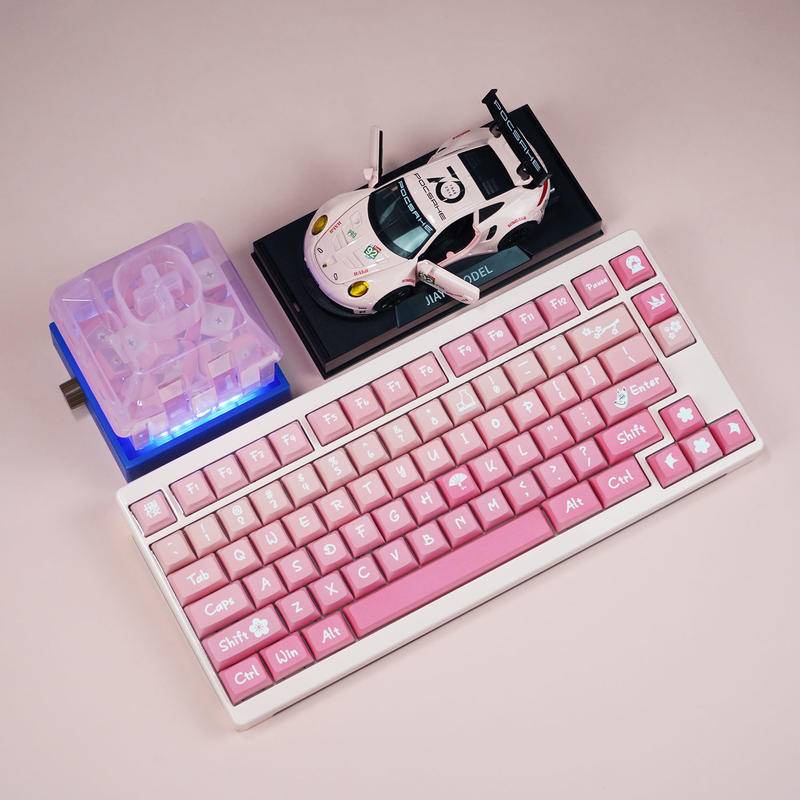 Cherry Blossom Keycaps Set 126 Keys XDA Profile PBT MX Cross Axis