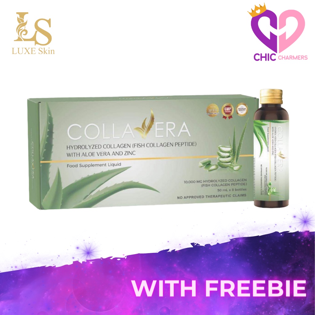 Luxe Skin Collavera (Hydrolyzed Fish Collagen Peptide with Aloe Vera and Zinc) Shopee Philippines