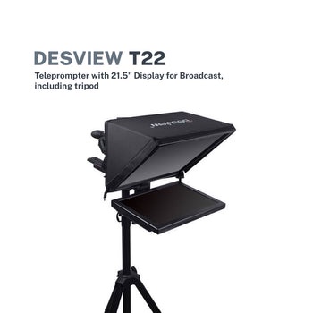 Desview T22 Teleprompter 22 Zoll - Professionell Für Film & Live-Streaming