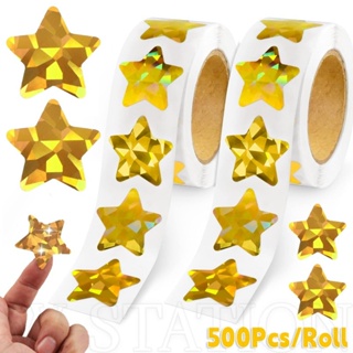 1 Inch Holographic Gold Star Stickers For Kids Reward Metallic Foil Star  Labels 500pcs Stars Sticker For Diy Crafts Classroom Teachers