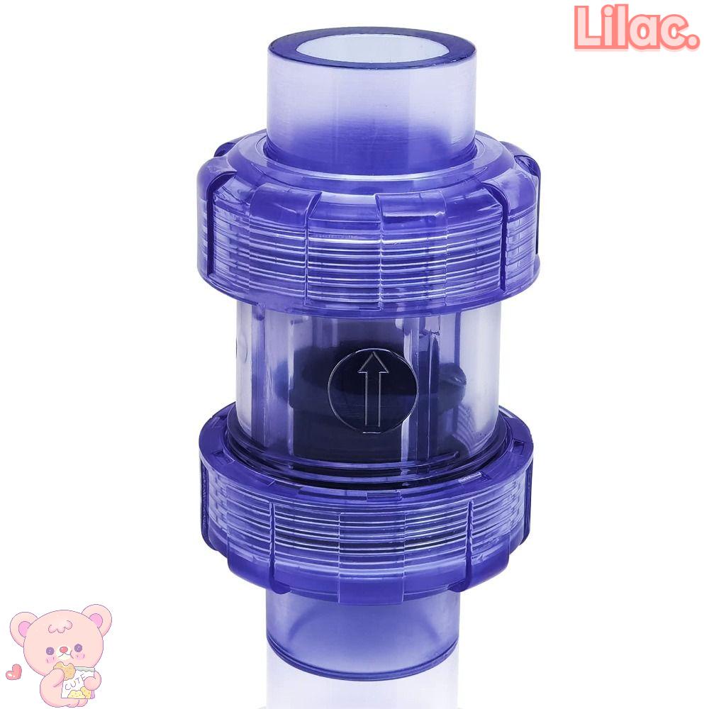 LILAC Oneway Valve, PVC 1/2" Check Valve, Heavy Duty Slip X Slip Full
