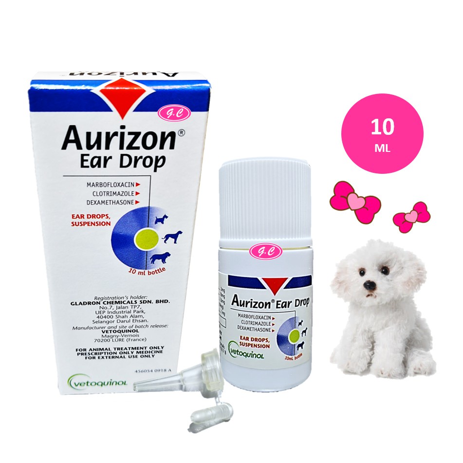 Aurizon Ear Drop For Dog 10 ML (EXP 02/2025) Shopee Philippines