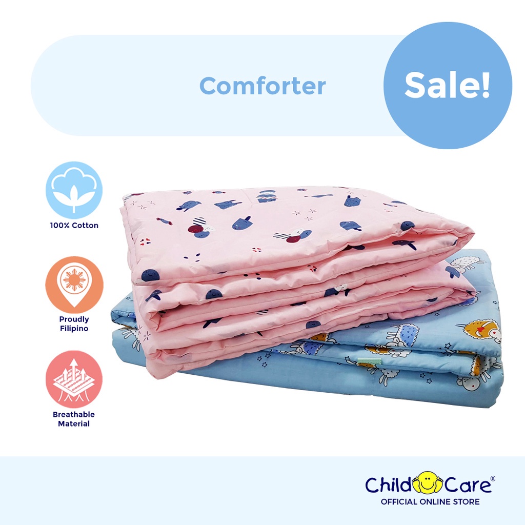 Child Care Baby Comforter with Prints, (Girls) (Boys) (Newborns