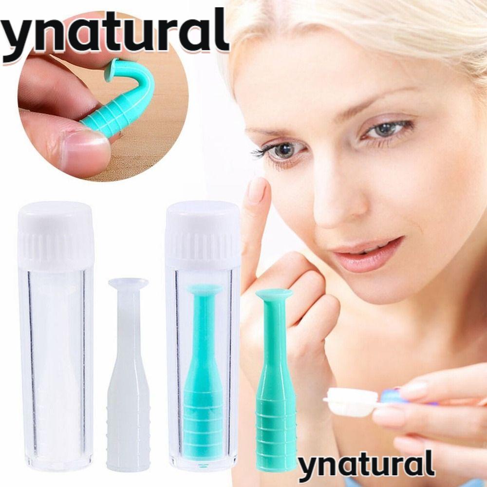 YNATURAL 5Pcs Insertion Tool, Silicone Scleral Lens Suction Stick, Soft