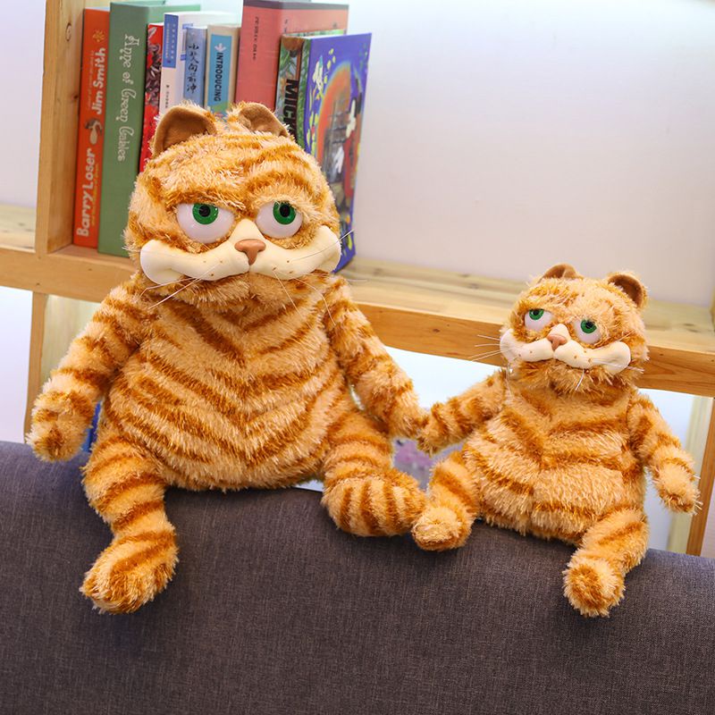 【Ready Stock】30cm/45cm Cartoon Garfield Plush Toy Fat Cat Soft Stuffed ...