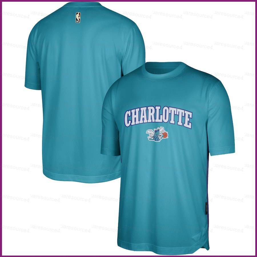 YX 2023-2024 NBA Charlotte Hornets Jersey Pregame Warmup Shooting