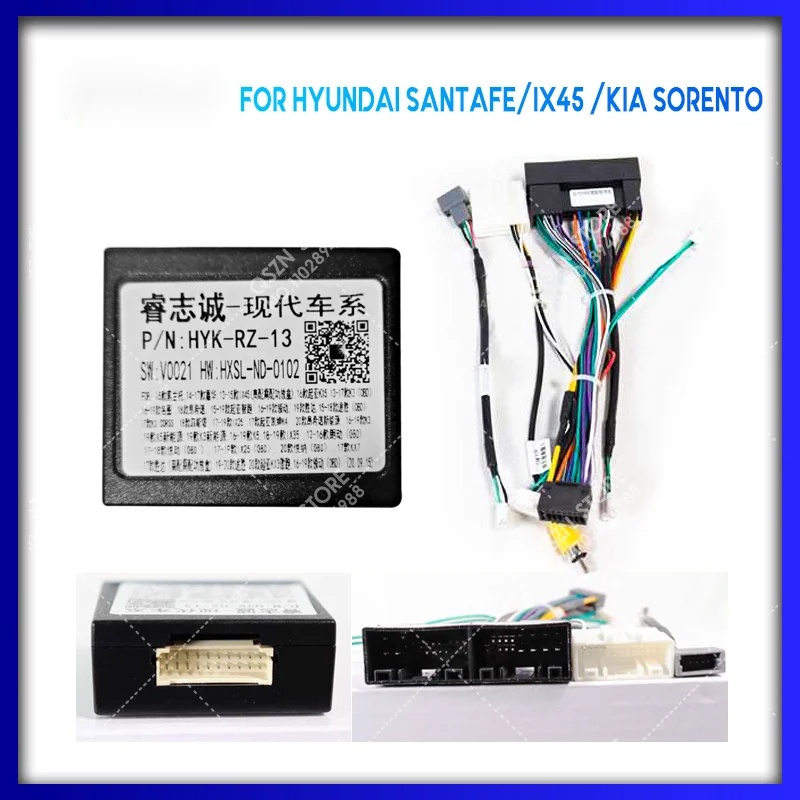 For HYUNDAI SANTA FE / IX45 /KIA SORENTO Android Car Radio Canbus Box ...