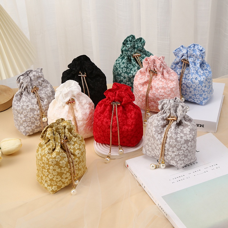 Fast Shipping | Wedding Candy Bag Fiber High Jacquard Gift Box Candy ...