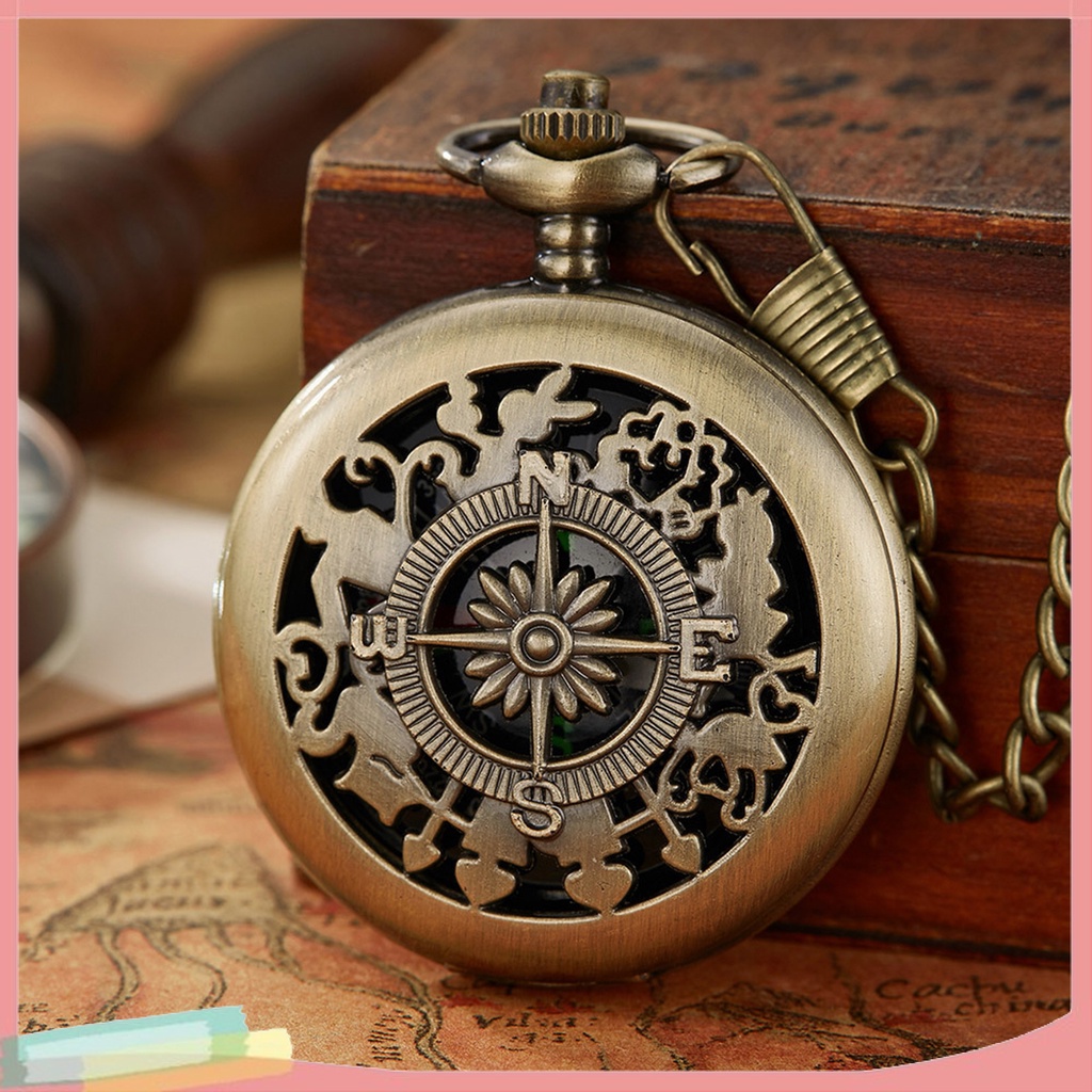 Vintage compass watch top