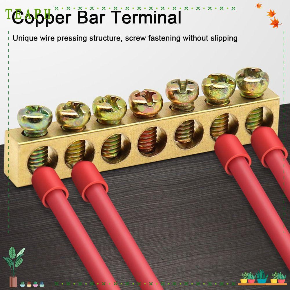 TEAPH Wire Connector, Copper Multispecification Copper Bar Terminal