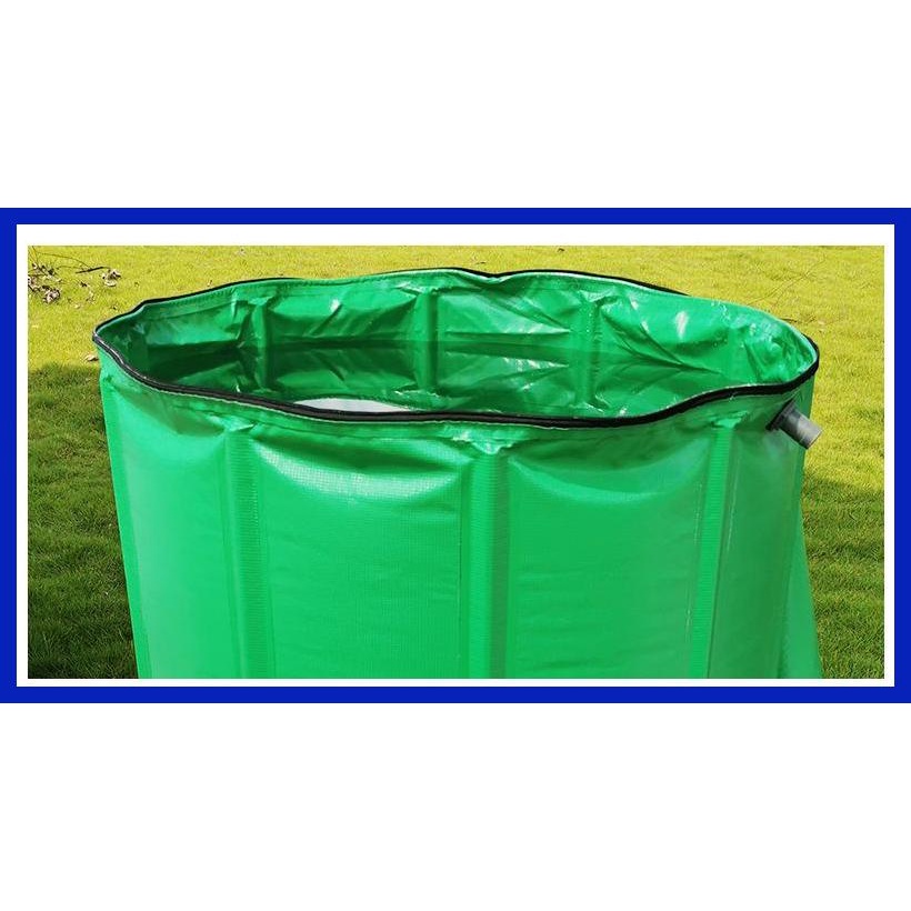 Foldable Rain Barrel Weather Resistant Collapsible Water Collector PVC ...