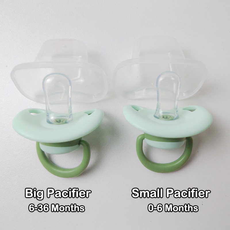 Baby Pacifier Baby Round Head Flat Head Pacifier Plus Pacifier Chain ...
