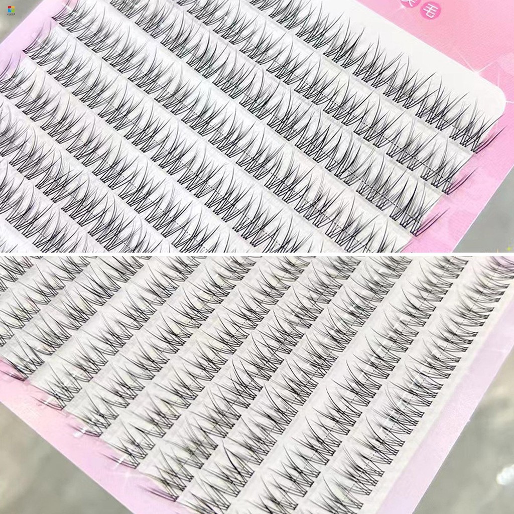 DIY Clusters Fishtail Eyelash Extensions Reusable 3D Cosplay Eyelash ...