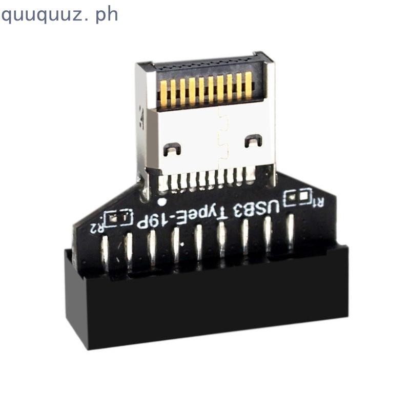 QUU Vertical USB 3 0 19Pin 20Pin Header Converter USB C Motherboard ...