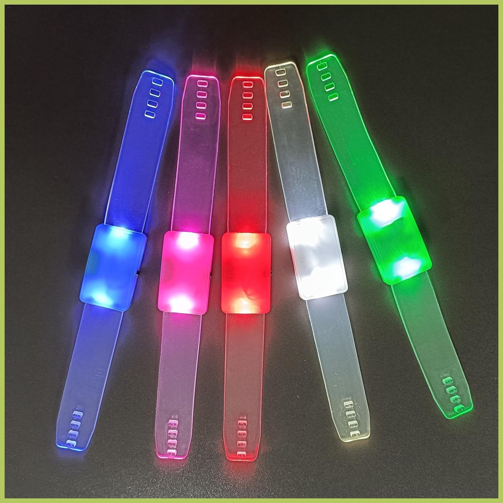 LED Glow Bracelets Glow in The Dark Wristband with Multiple Flash Modes