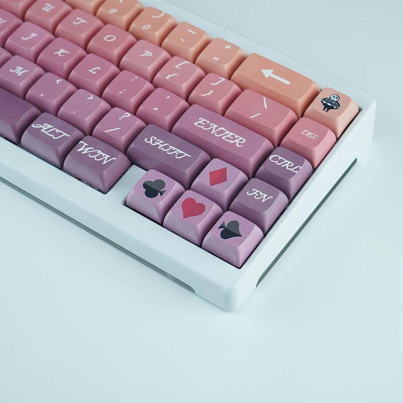 Alice in Wonderland Keycaps Set 131 Keys XDA Profile PBT MX Cross Axis