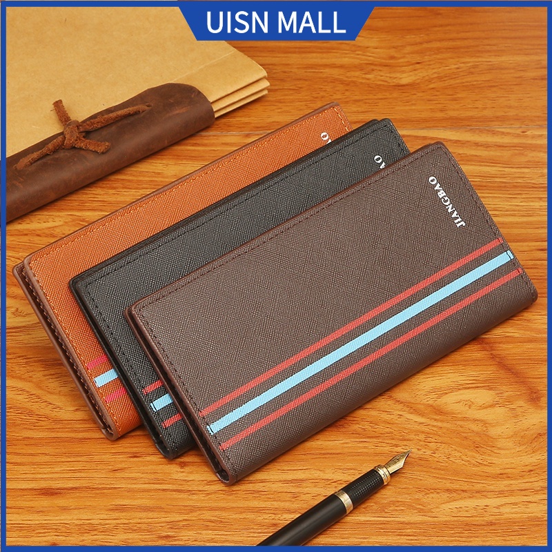 UISN B21 New Style Men's Wallet Long Vertical Youth MultiCard Slot