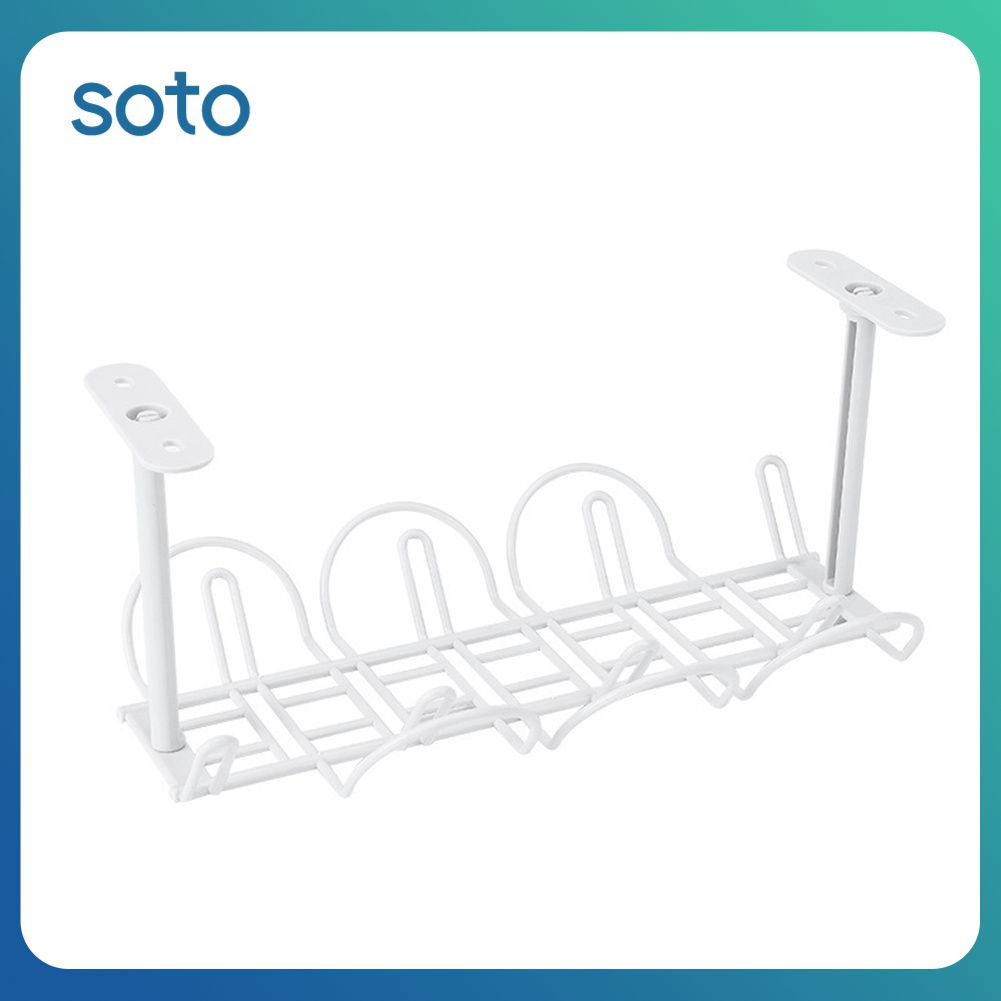 Desk Power Strip Shelf Stylish Smart Storage Solution Power Strip Layered Shelf Organizer Multi