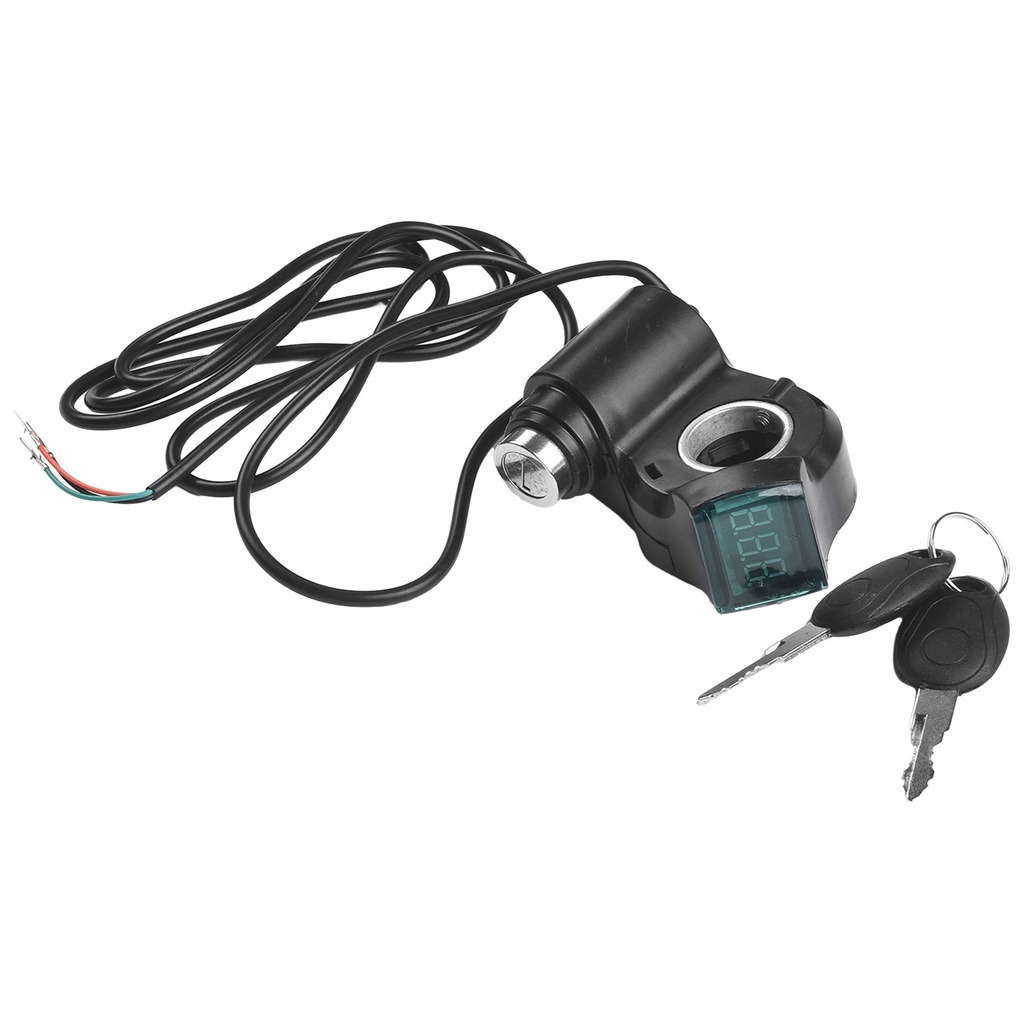 [Royallady] Power switch with keys ignition voltmeter for Kugoo M4